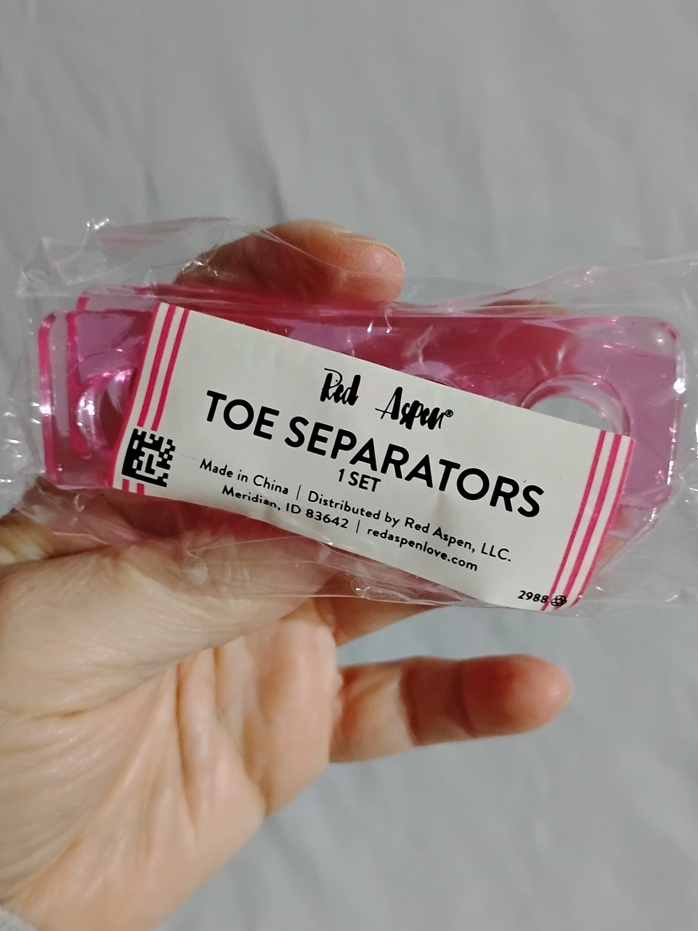 Red Aspen Pink Toe Separators - Pack of 1